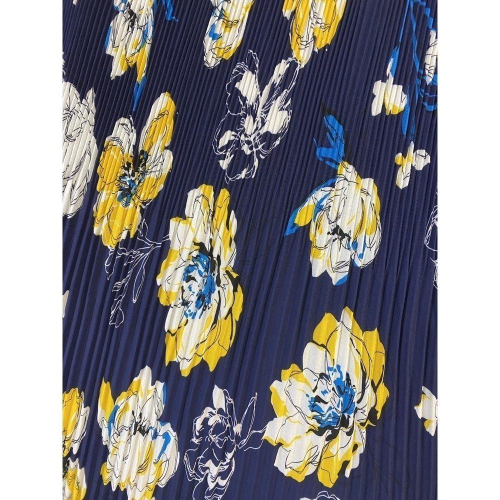 Jaclyn Smith Pleated Floral Skirt Women's  Size L NWT Vintage - Picture 2 of 8